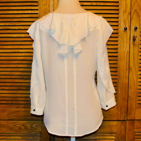 Beautiful Rebecca Minkoff "Erin" Silk Blouse - Picture 5 of 6